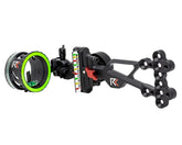 REDLINE RL-2 front view shows a compact single-pin slider on a rugged bow for field use