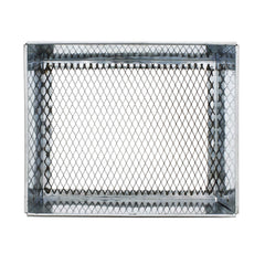 Redneck Convent Trapping Dirt Sifter top view illustrates the 10 by 8.3 inch dimensions for broad dirt coverage