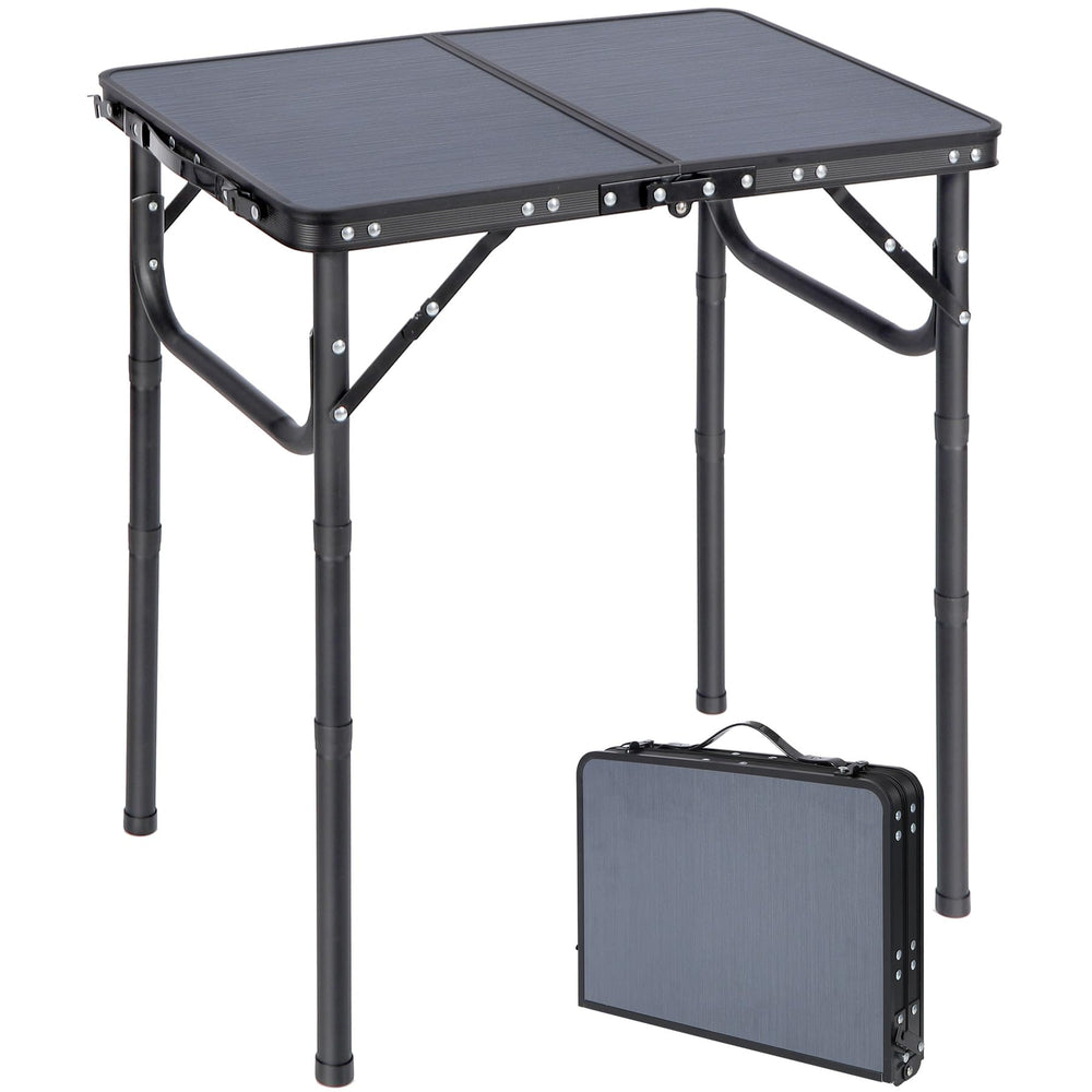 RedSwing compact folded table for easy transport during outdoor trips.