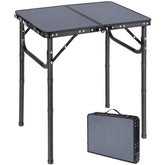 RedSwing compact folded table for easy transport during outdoor trips.