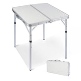 RedSwing small square folding table top detail for sturdy outdoor use