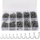 ReeMoo premium fishing hooks in portable plastic case