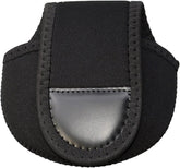 Black reel cover fits 100/150 series baitcasting reels and most spinning reels