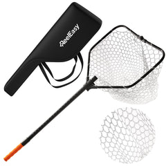 ReelEasy large fishing net with telescopic foldable handle