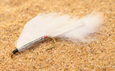 Region Fishing 6ct White Zonker Streamer closeup, premium materials, lifelike movement