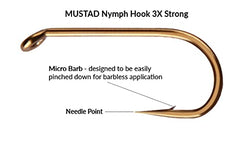 Region Fishing bead head flash back pheasant tail nymph on Mustad hook 16 demonstrates durable gear