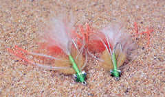 Region Fishing Cathy's Fleeing Crab Fly hook detail, Duratin finish boosts durability.