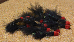 Region Fishing Egg Sucking Leech flies on Mustad Signature hooks, durable setup for drift