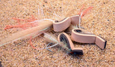 Region Fishing Gurgler Top Water Fly in tan and brown foam creates wake to attract saltwater fish