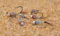 Region Fishing Rainbow Warrior Jig Fly with tungsten bead attracts more fish in current
