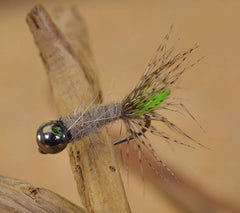 Region Fishing Peeping Caddis jig fly on Hanak hook for faster reach to feeding lanes