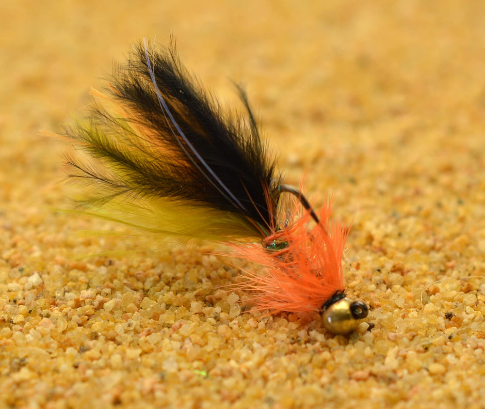 Region Fishing Tungsten Micro Thin Mint Woolly Bugger Jig Head Fly for versatile trout and bass fishing
