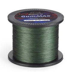Regum-U GumMAX 8x stealth braided line spool shows tight weave for durable, long-lasting fishing.