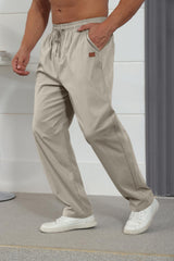Rela Bota jogger-style drawstring trousers highlighting comfort and adjustable fit for hiking.
