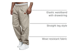 Rela Bota twill cargo pants beige color showing durable fabric and fade resistant wear.