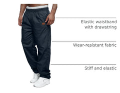 Rela Bota navy twill fabric offers durable, colorfast wear.