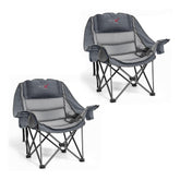 RELAX FIELD oversized camping chair with open size for full-body lounging