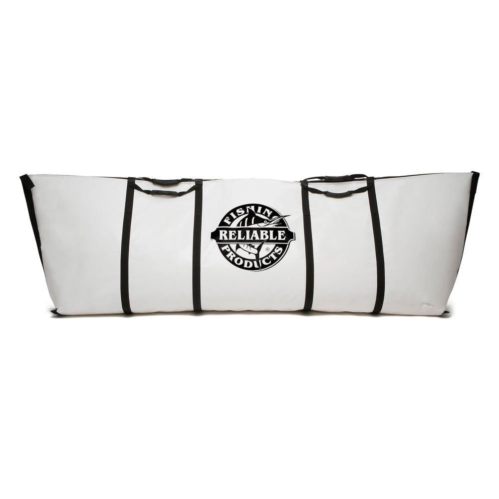 Reliable Fishing Products insulated cooler bag showing 30x90 size for deck use