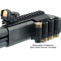 Remington 870/870DM shotgun optic mount mounting view