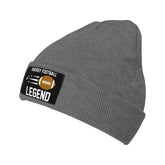Renzund Fantasy Football Legend Beanie front view emphasizes bold style and warm comfort for cold commutes