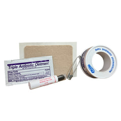Rescue Essentials Blister Kit bandages ready for quick relief during long walks.