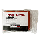 Rescue Essentials hypothermia wrap blanket orange open for quick warmth