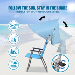 Reyzaa XL chair canopy durable metal clamp offers reliable hold in wind