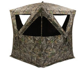 Rhino Blinds R500-RTE setup image shows quick assembly for early-morning hunts with easy transport.