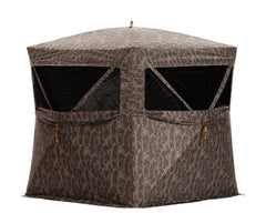 Rhino Outdoors 180MBL 180-degree see-through blind for wide visibility.