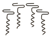 RHINO OUTDOORS auger stakes 4-pack ready for quick ground anchoring.