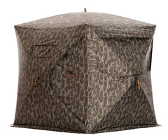 Rhino Outdoors double mesh 150D panel promotes airflow and privacy.