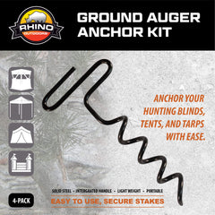 RHINO OUTDOORS powder-coated steel construction resists rust and wear.