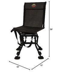 Rhino RC-009 adjustable legs provide stable setup on uneven terrain.