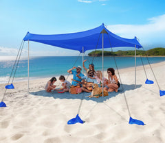 Rhino Valley Beach Tent 10x10 setup provides ample shade for family picnics by the sea