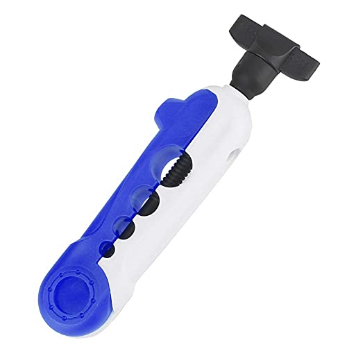 RiToEasysports fishing line spooler white and blue - front view