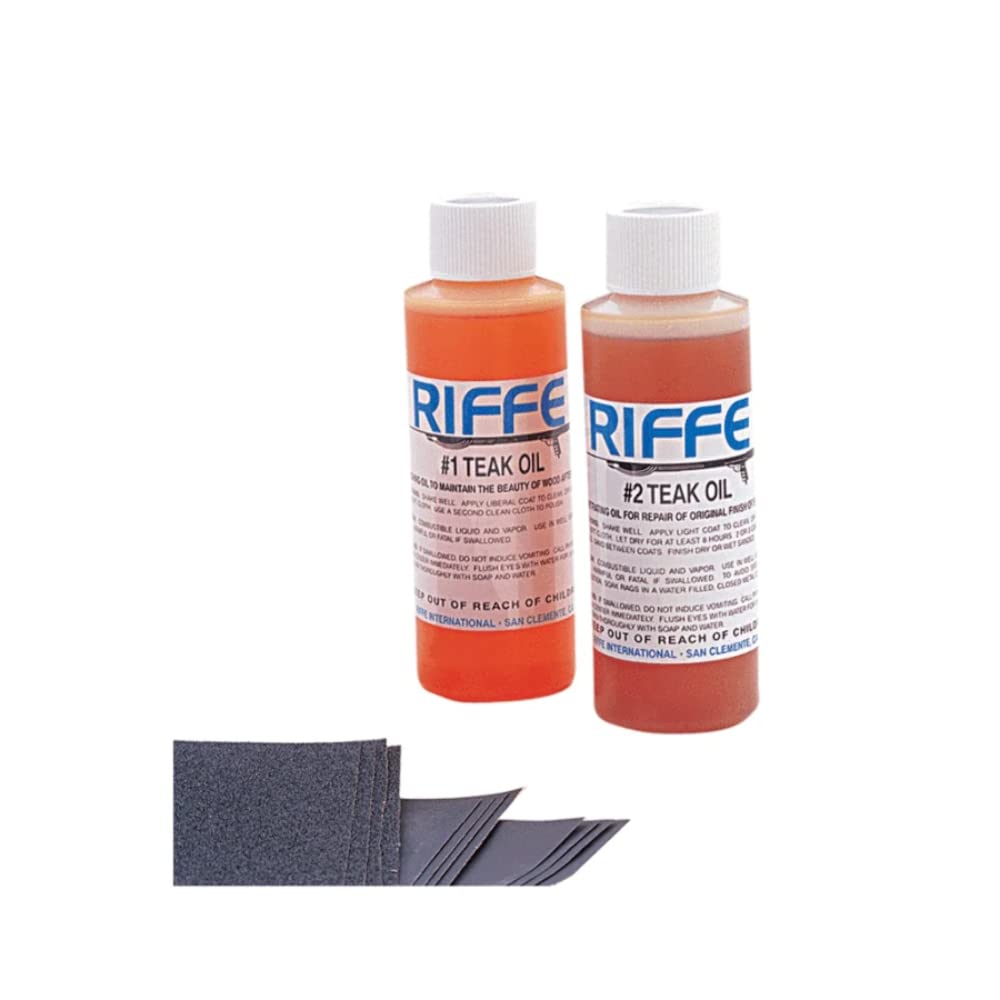 Riffe Wood Speargun Maintenance Kit keeps teak stock looking new and protected from drying.