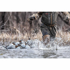 Rig Em Right pintail feeder drake decoy in natural resting pose for water scenes.