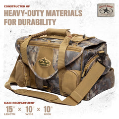 Rig'Em Right sunglasses hard case protecting eyewear during hunts.