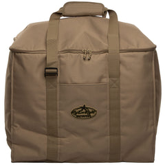 Rig Em Right Waterfowl Deluxe 6-Slot bag, top view, protecting decoys in rugged field conditions.