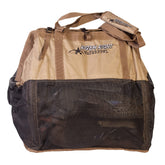 Rig Em Right Gunslinger bag open showing space for 24 duck floaters