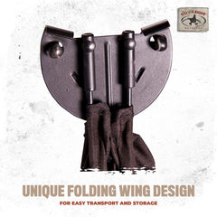 Rig Em Right Hypnotizer flag uses lightweight fabric to reduce fatigue during hunts.