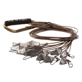 Rig Em Right Xtreme coated cable anchor closeup highlighting durable construction for rugged hunts.