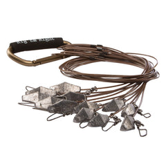 Rig Em Right Xtreme coated cable anchor closeup highlighting durable construction for rugged hunts.