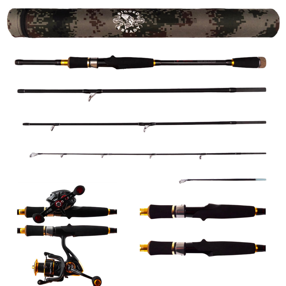 Rigged & Ready Predator P-S-B rod assembled shows versatile spin and bait-cast capability