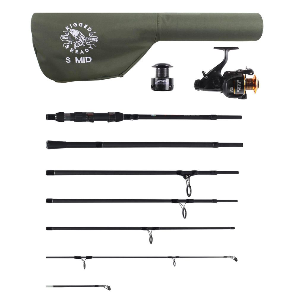 Rigged and Ready S Mid travel rod with RR5000 reel and 320cm/270cm options