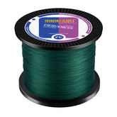 RIKIMARU braided fishing line green close-up showing rugged durability for tough casting