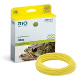 RIO Mainstream bass/pike WF8F yellow fly line for versatile freshwater casting.