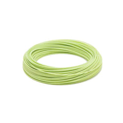 RIO Mainstream lemon-green color close-up for on-water visibility and tracking.