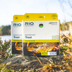 MaxFloat tip technology on the RIO Mainstream Trout DT6F line enhances flotation.