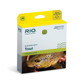 RIO Mainstream WF6F Lemon Green line ready for smooth trout casting on freshwater rivers
